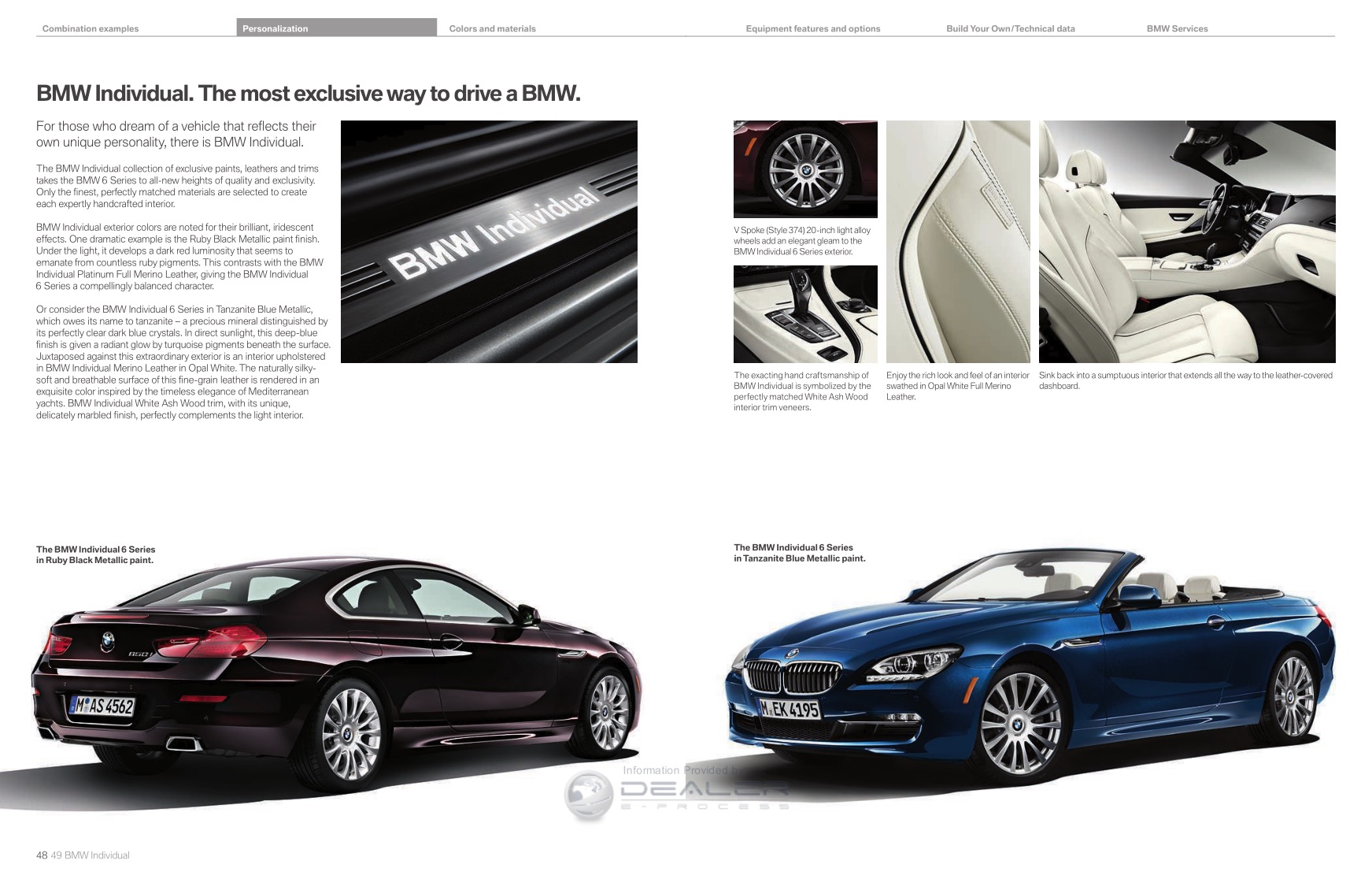 2012 BMW 6-Series Brochure Page 30